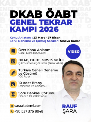 DKAB ÖABT 2026 Genel Tekrar Kampı – Video Eğitim Paketi